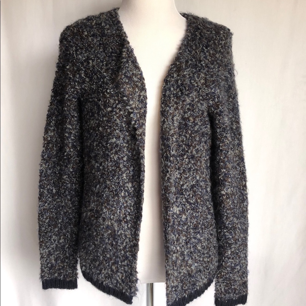 Silvia Novelli Boucle Cardigan Wool Blend